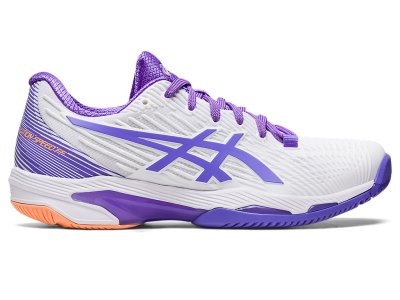 Asics Solution Speed FF 2 Tenis Ayakkabısı Kadın Beyaz Mor | TR4600-095