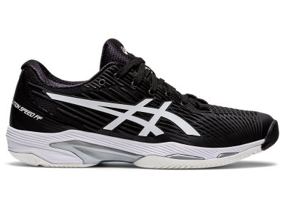 Asics Solution Speed FF 2 Tenis Ayakkabısı Kadın Siyah Beyaz | TR5316-887