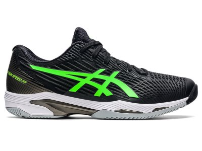 Asics Solution Speed FF 2 Tenis Ayakkabısı Erkek Siyah Yeşil | TR9303-091