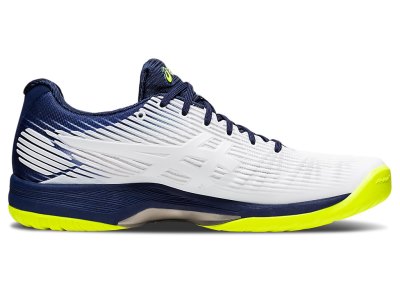 Asics Solution Speed FF Tenis Ayakkabısı Erkek Beyaz Lacivert | TR9822-311