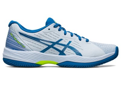 Asics Solution Swift FF Clay Tenis Ayakkabısı Kadın Açık Mavi Mavi | TR4679-783