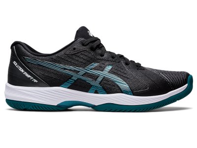 Asics Solution Swift FF Tenis Ayakkabısı Erkek Siyah Açık Mavi Koyu Yeşil | TR1168-219
