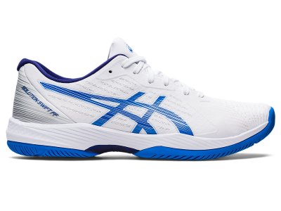 Asics Solution Swift FF Tenis Ayakkabısı Erkek Beyaz Mavi | TR3053-444