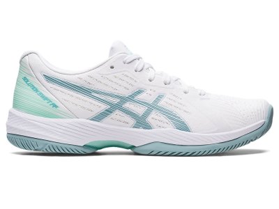 Asics Solution Swift FF Tenis Ayakkabısı Kadın Beyaz Mavi | TR8659-690