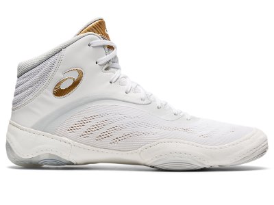 Asics Split Elite Güreş Ayakkabısı Erkek Beyaz Altın | TR8243-423