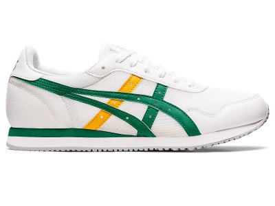 Asics Tiger Runner Spor Ayakkabı Erkek Beyaz Sarı | TR0203-385