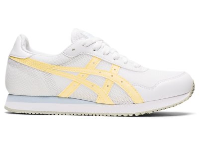 Asics Tiger Runner Spor Ayakkabı Kadın Beyaz Sarı | TR1421-032