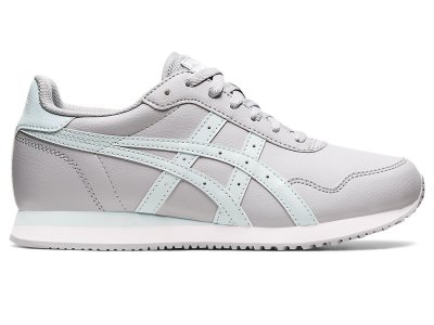 Asics Tiger Runner Spor Ayakkabı Kadın Gri Açık Turkuaz | TR9222-929