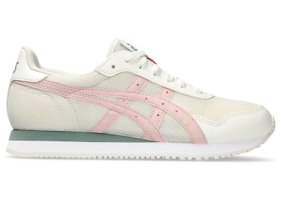 Asics Tiger Runner Spor Ayakkabı Kadın Krema Açık Mercan | TR8016-301