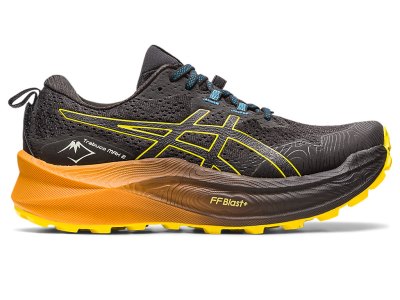 Asics Trabuco Max 2 Koşu Ayakkabısı Erkek Siyah Altın Sarı | TR0692-983