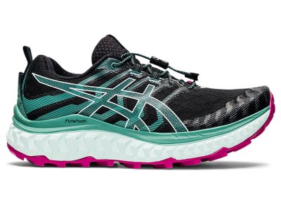 Asics Trabuco Max Patika Koşu Ayakkabısı Kadın Siyah Açık Mavi | TR3597-293