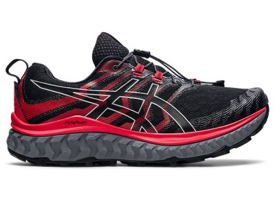Asics Trabuco Max Patika Koşu Ayakkabısı Erkek Siyah Kırmızı | TR5968-336