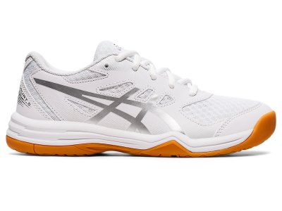 Asics Upcourt 5 Sports Ayakkabı Çocuk Beyaz Gümüş | TR8863-336