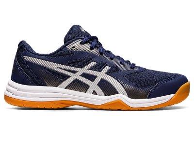 Asics Upcourt 5 Voleybol Ayakkabısı Erkek Lacivert Gümüş | TR2217-179