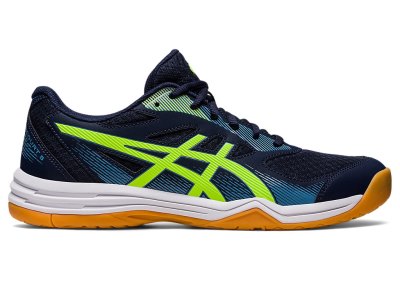 Asics Upcourt 5 Voleybol Ayakkabısı Erkek Siyah Yeşil | TR2613-099