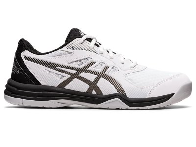 Asics Upcourt 5 Voleybol Ayakkabısı Erkek Beyaz Siyah | TR9907-545