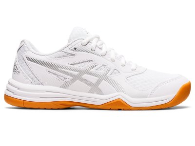 Asics Upcourt 5 Voleybol Ayakkabısı Kadın Beyaz Gümüş | TR2965-204
