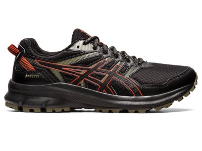 Asics Yürüyüş Scout 2 (4E) Patika Koşu Ayakkabısı Erkek Siyah Pembe | TR9099-687