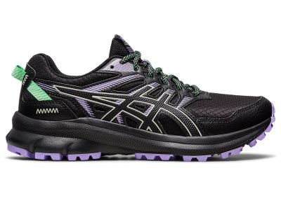 Asics Yürüyüş Scout 2 Patika Koşu Ayakkabısı Kadın Siyah Yeşil | TR5671-553