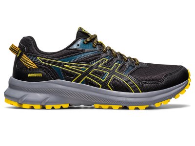 Asics Yürüyüş Scout 2 Patika Koşu Ayakkabısı Erkek Siyah Altın Sarı | TR9567-215