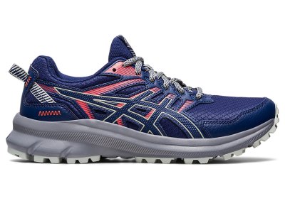 Asics Yürüyüş Scout 2 Patika Koşu Ayakkabısı Kadın Indigo Mavi Açık Zeytin Yeşili | TR9592-329